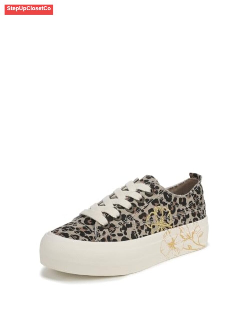 Blowfish Malibu Women's Sadie-Sun Platform Sneaker Low Top Canvas Flower